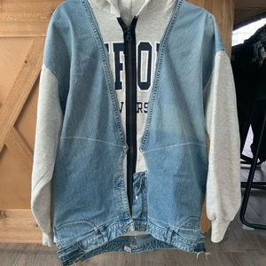 Denim Hoodie Hybrid